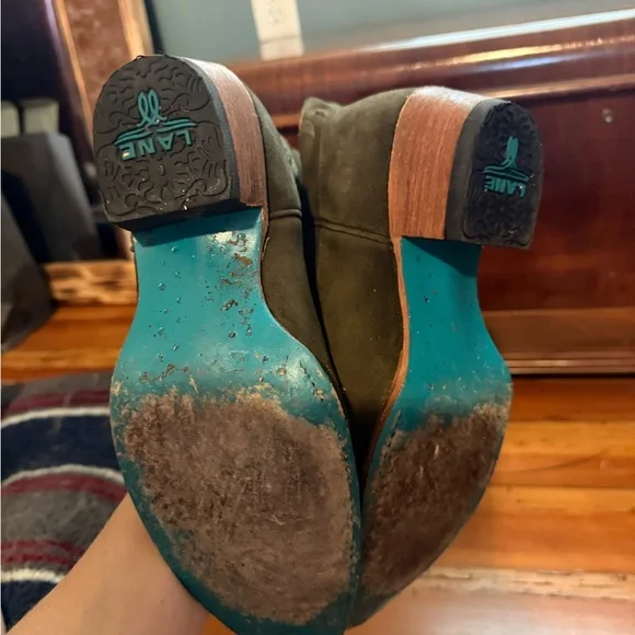 Lane Boots, Olive Squash Blossom - Picture 5 of 6